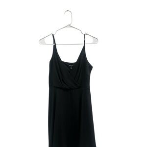 Express Black Spaghetti Strap Slip Dress